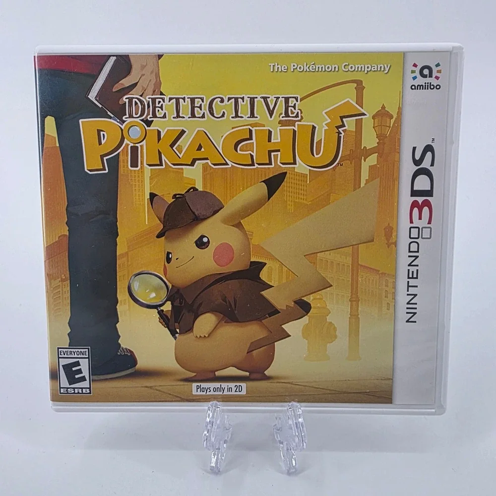 Detective Pikachu Nintendo 3DS Game CIB 2018 CTR-P-A98E Untested!